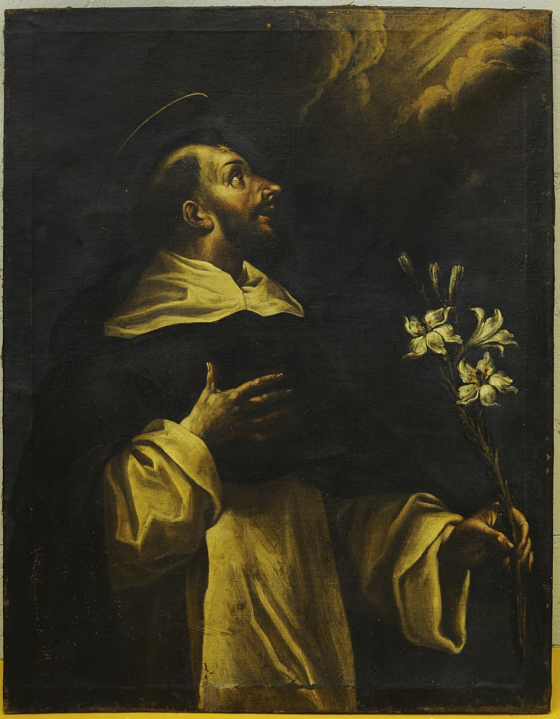 San Domenico di Guzman (dipinto, opera isolata) - ambito Italia centrale (sec. XVII)