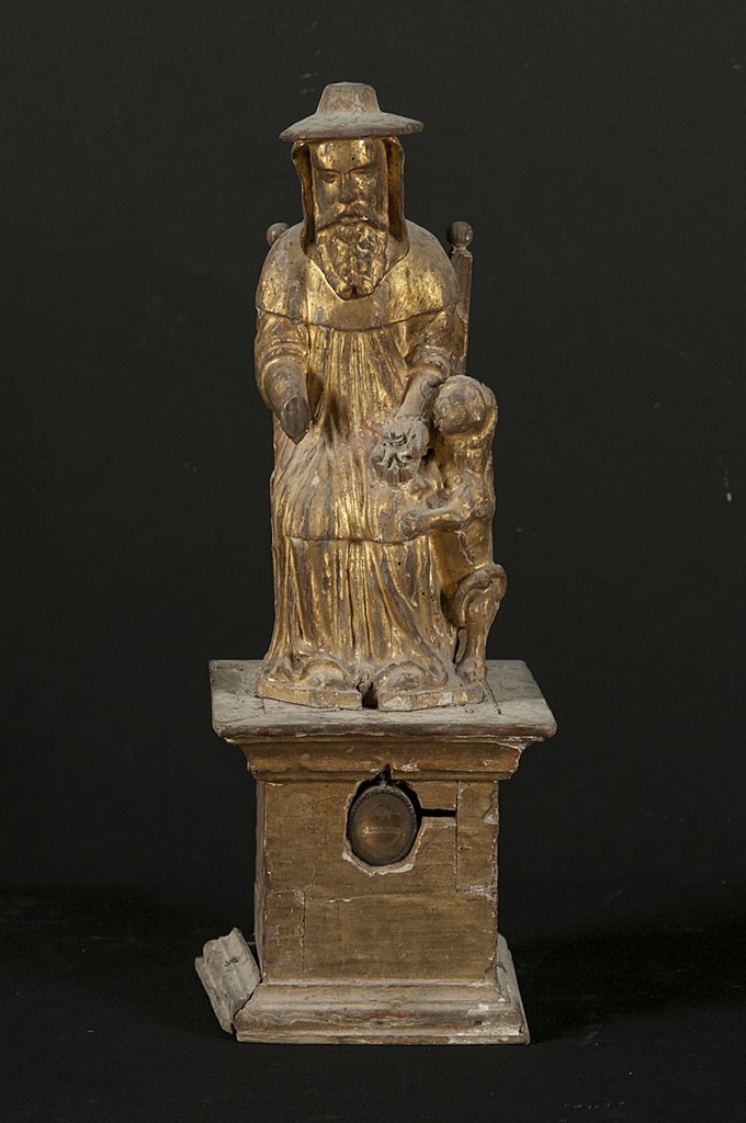 San Girolamo (reliquiario antropomorfo, pendant) - ambito Italia centrale (prima metà sec. XVII)