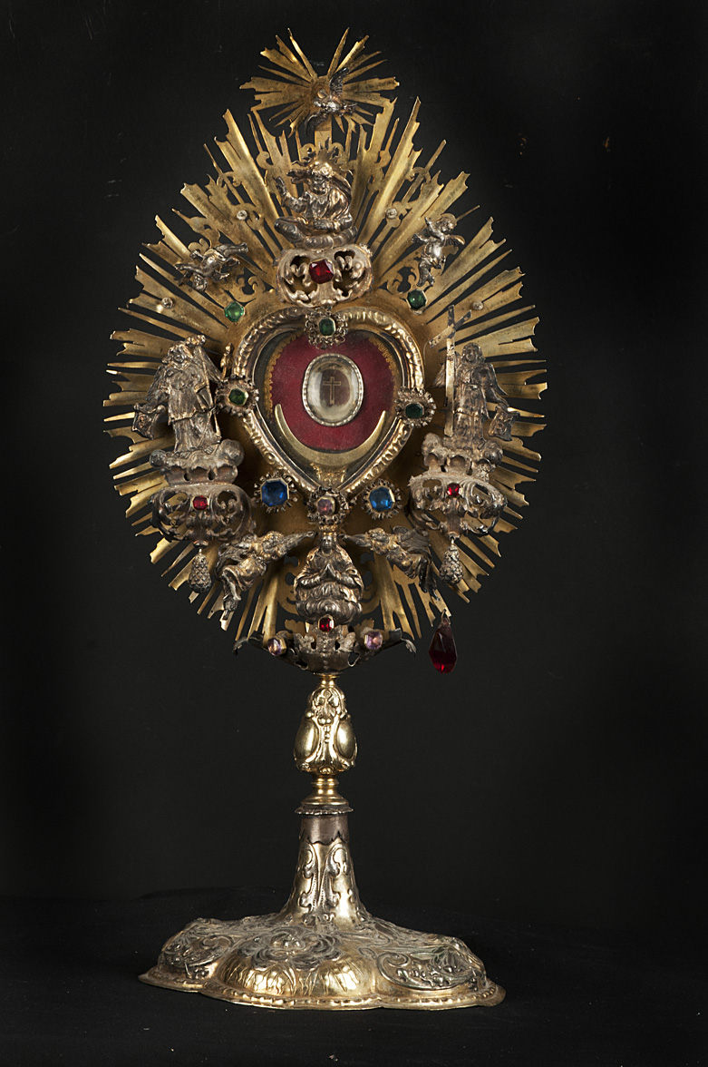 ostensorio, opera isolata di Argentiere Z F (inizio sec. XVIII)