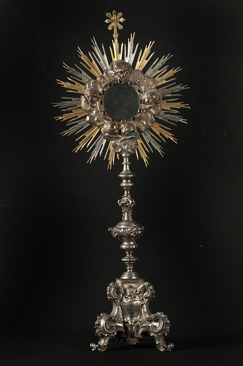 ostensorio, opera isolata - bottega fiorentina (primo quarto sec. XVIII)