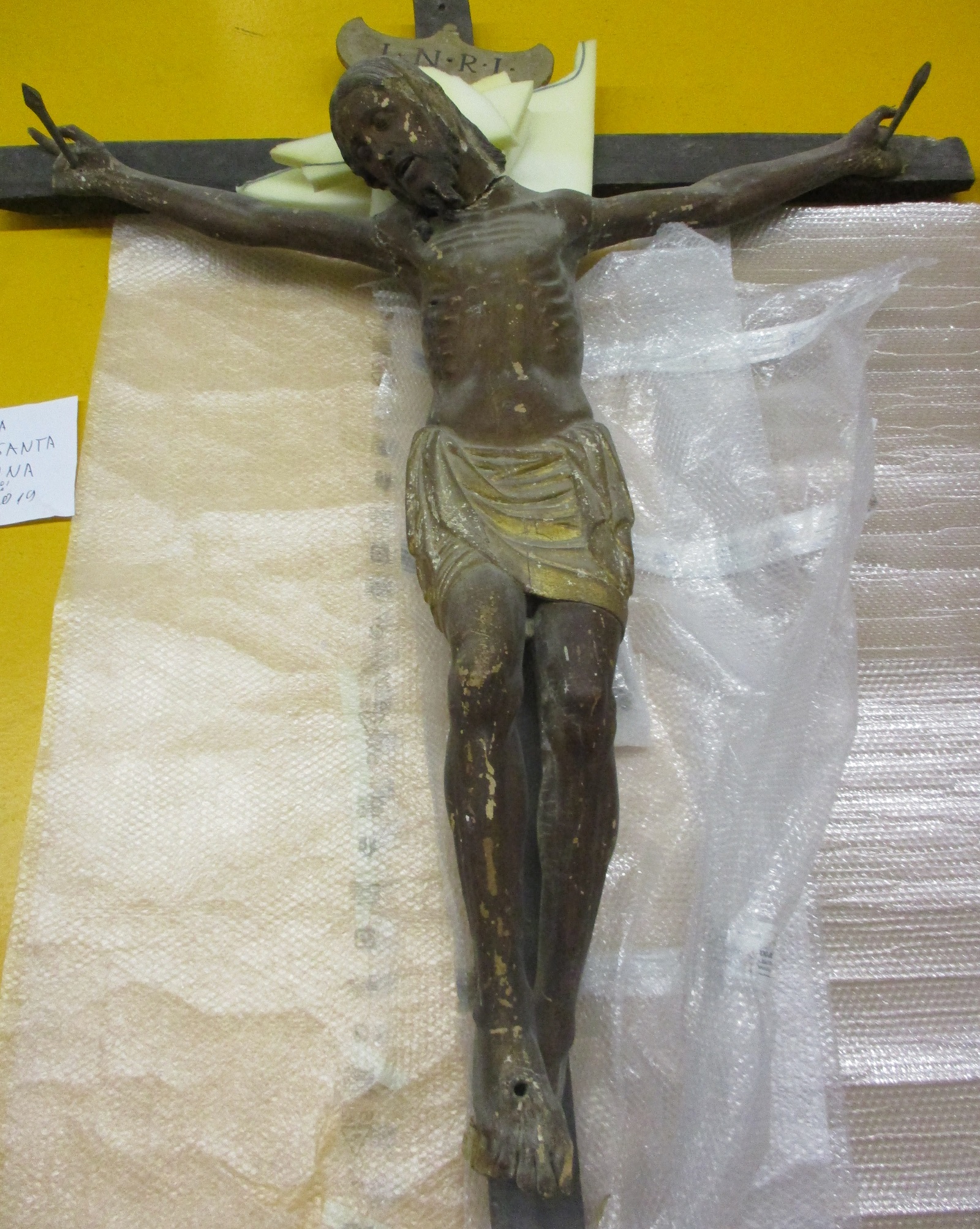 Gesù Cristo crocifisso (crocifisso, opera isolata) - bottega umbra (prima metà XVI)