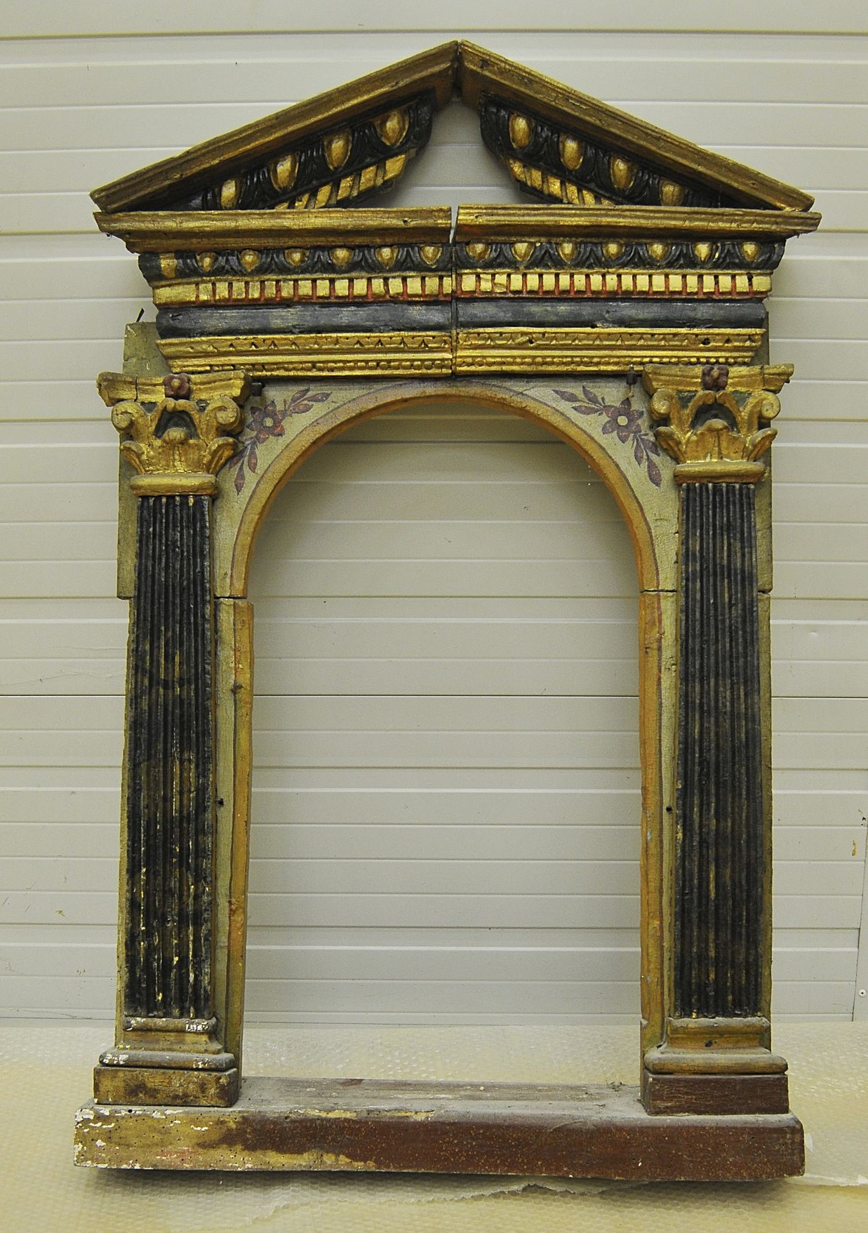 mostra di edicola, opera isolata - bottega Italia centrale (seconda metà XVI)