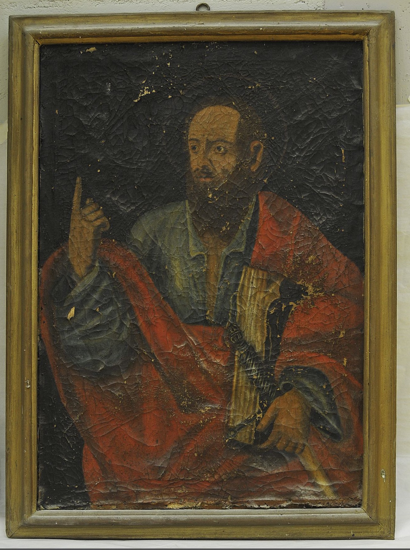 San Paolo (dipinto, opera isolata) - bottega Italia centrale (prima metà XVII)