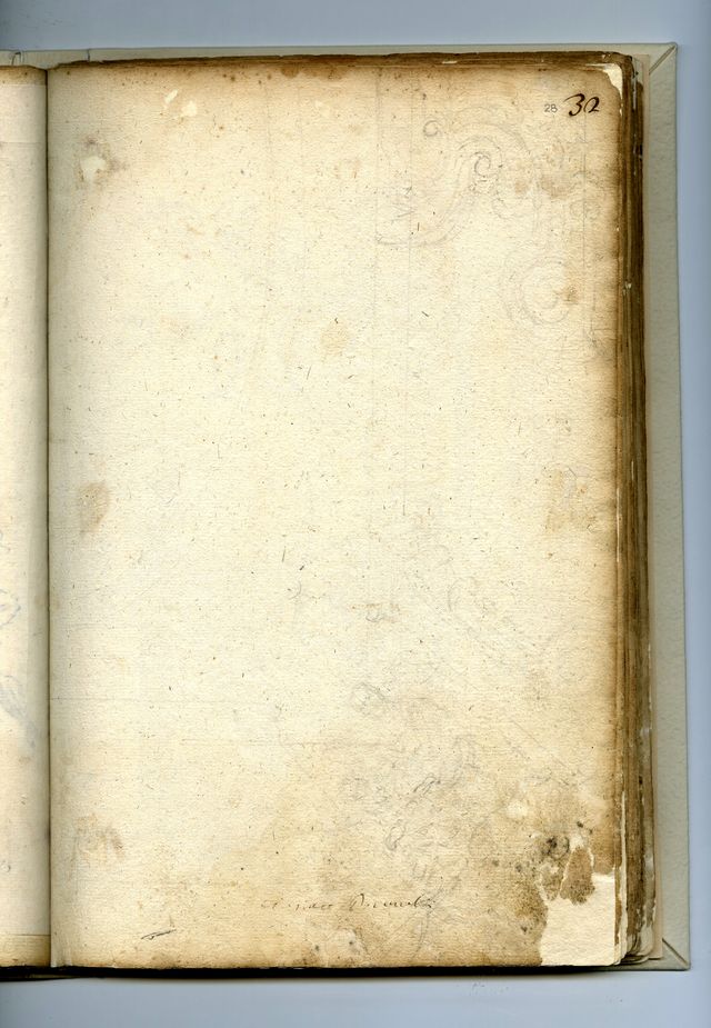taccuino di disegni, elemento d'insieme di Brunetti Ciriaco (attribuito) - ambito molisano (XVIII)