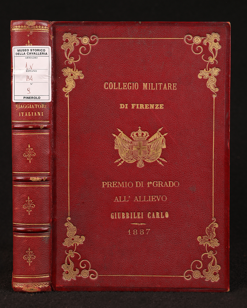 legatura piena - alle armi, opera isolata - ambito italiano (ultimo quarto XIX)