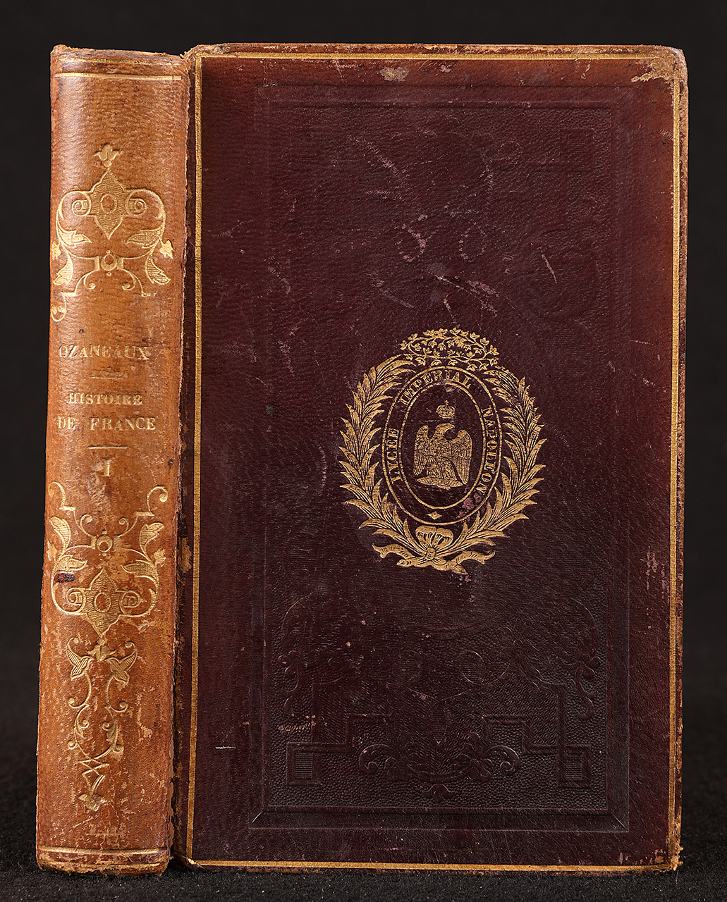 legatura piena - alle armi, opera isolata - ambito francese (metà XIX)