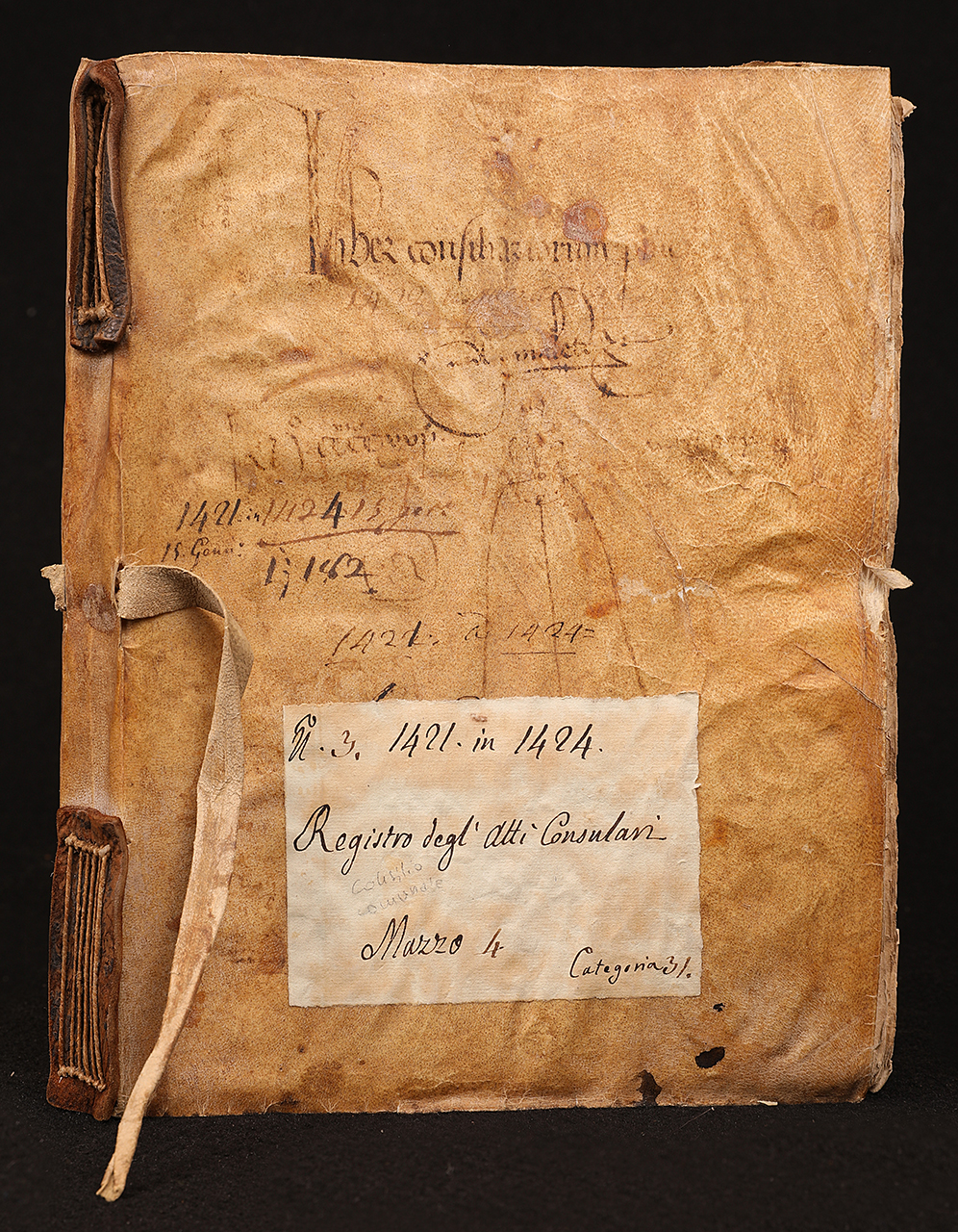 legatura piena - archivistica, opera isolata - ambito italiano (prima metà XV)