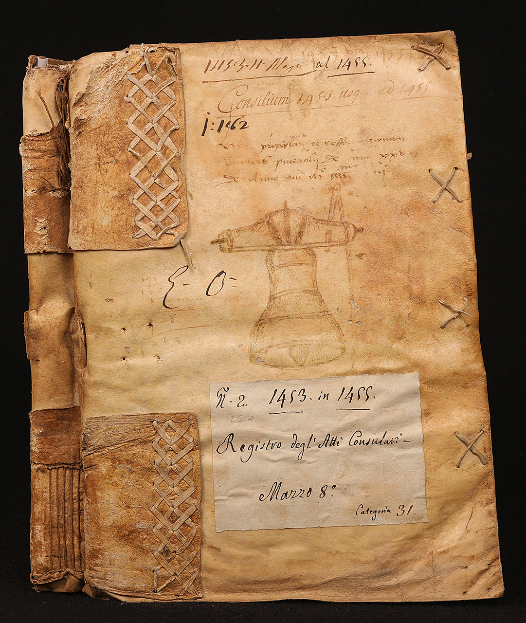 legatura piena - archivistica, opera isolata - ambito italiano (metà XV)