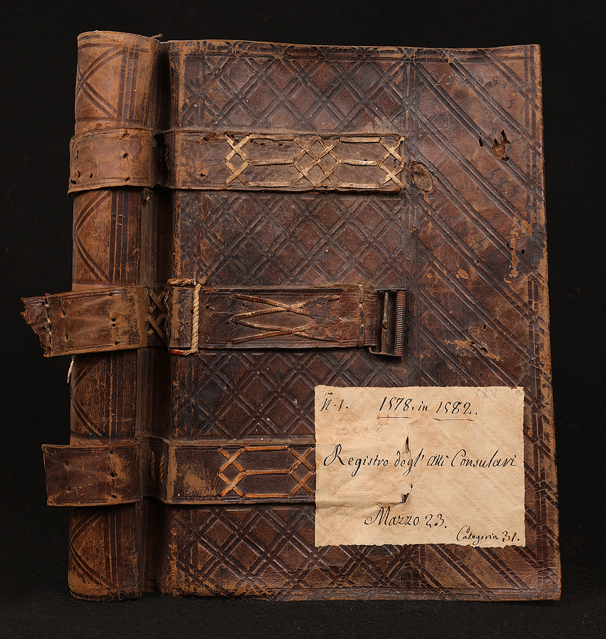 legatura piena - archivistica, opera isolata - ambito italiano (metà/ metà XVII/ XVIII)