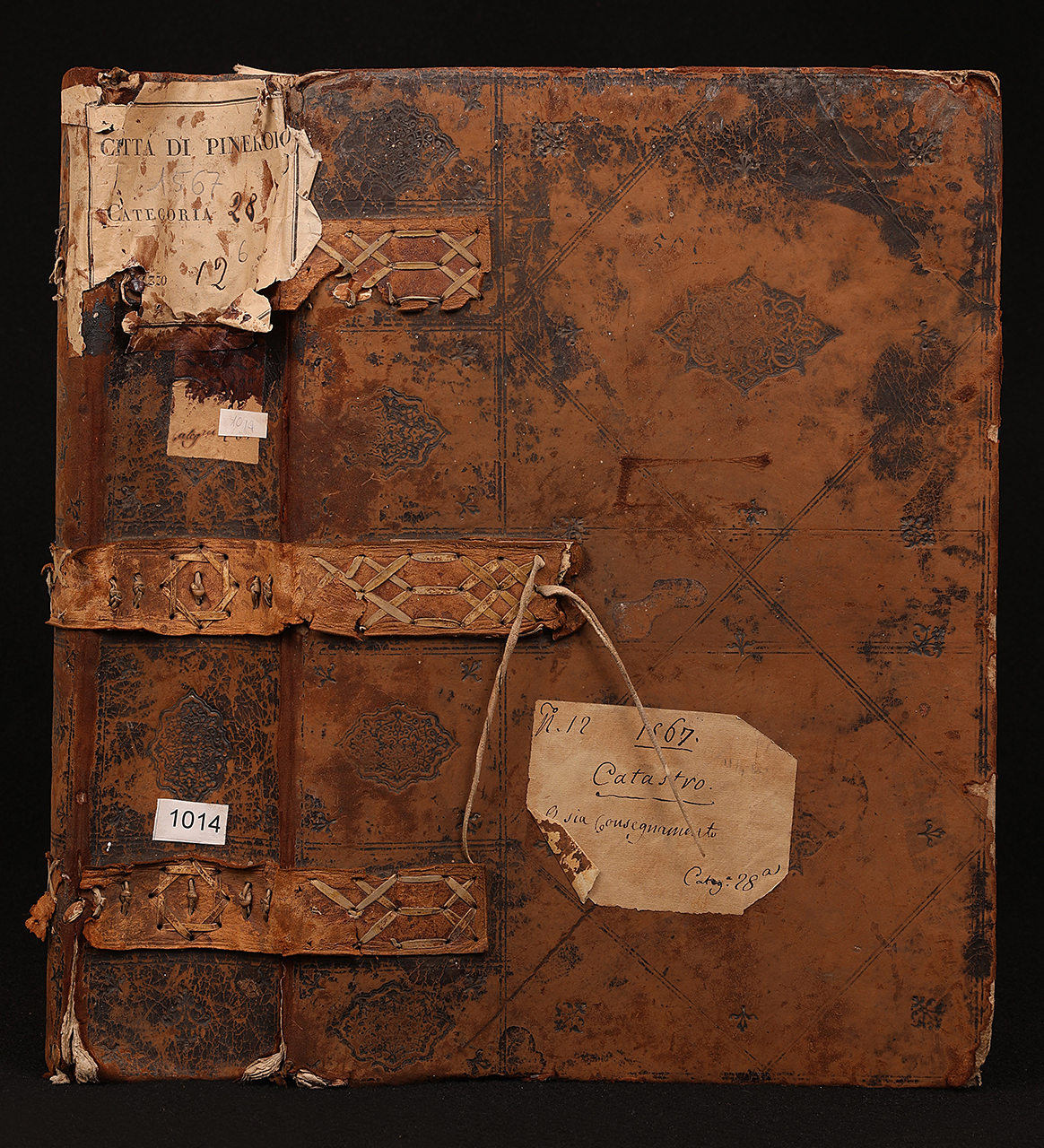 legatura piena - archivistica, opera isolata - ambito italiano (terzo quarto XVI)