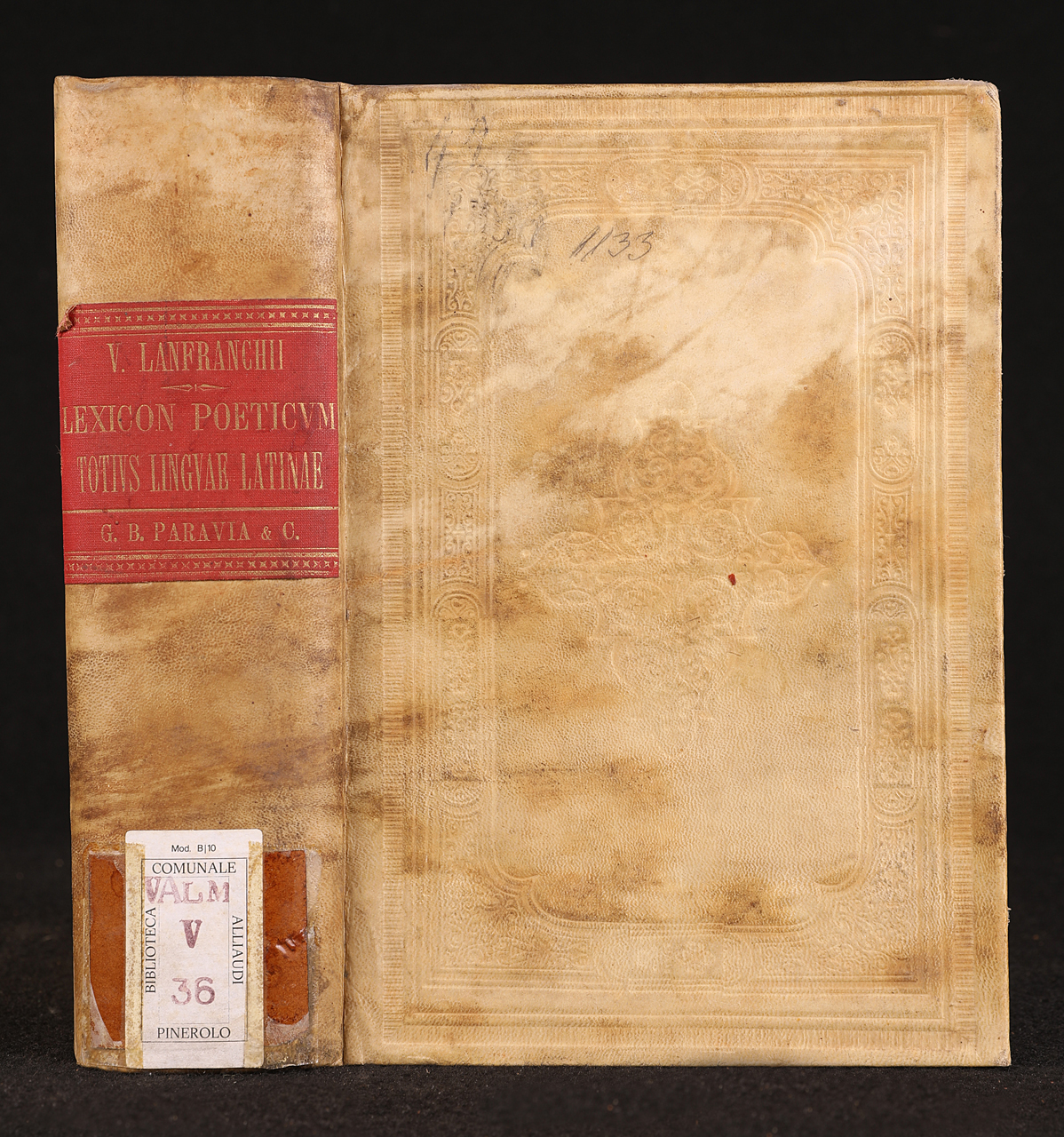 legatura piena, opera isolata - ambito italiano (ultimo quarto XIX)