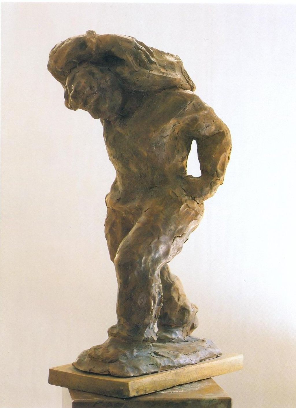 Lavoratore, figura maschile (statuetta) di Faccendi Tolomeo (sec. XX)