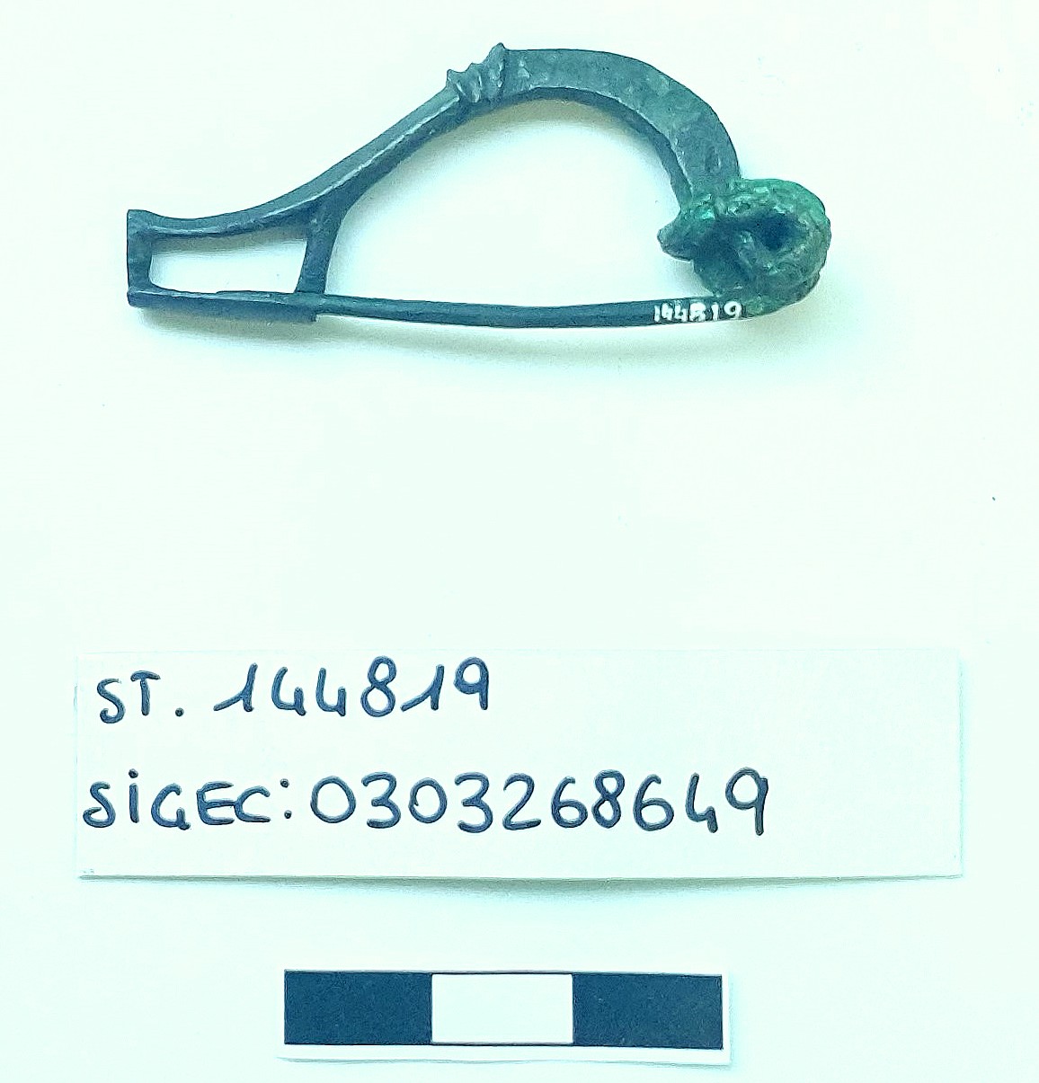 fibula/ ad arco ingrossato (Età romana)