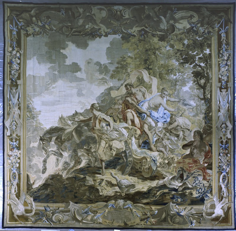 ratto di Proserpina (arazzo) di Grisoni Giuseppe (attribuito), Bernini Leonardo (attribuito) (prima metà sec. XVIII)
