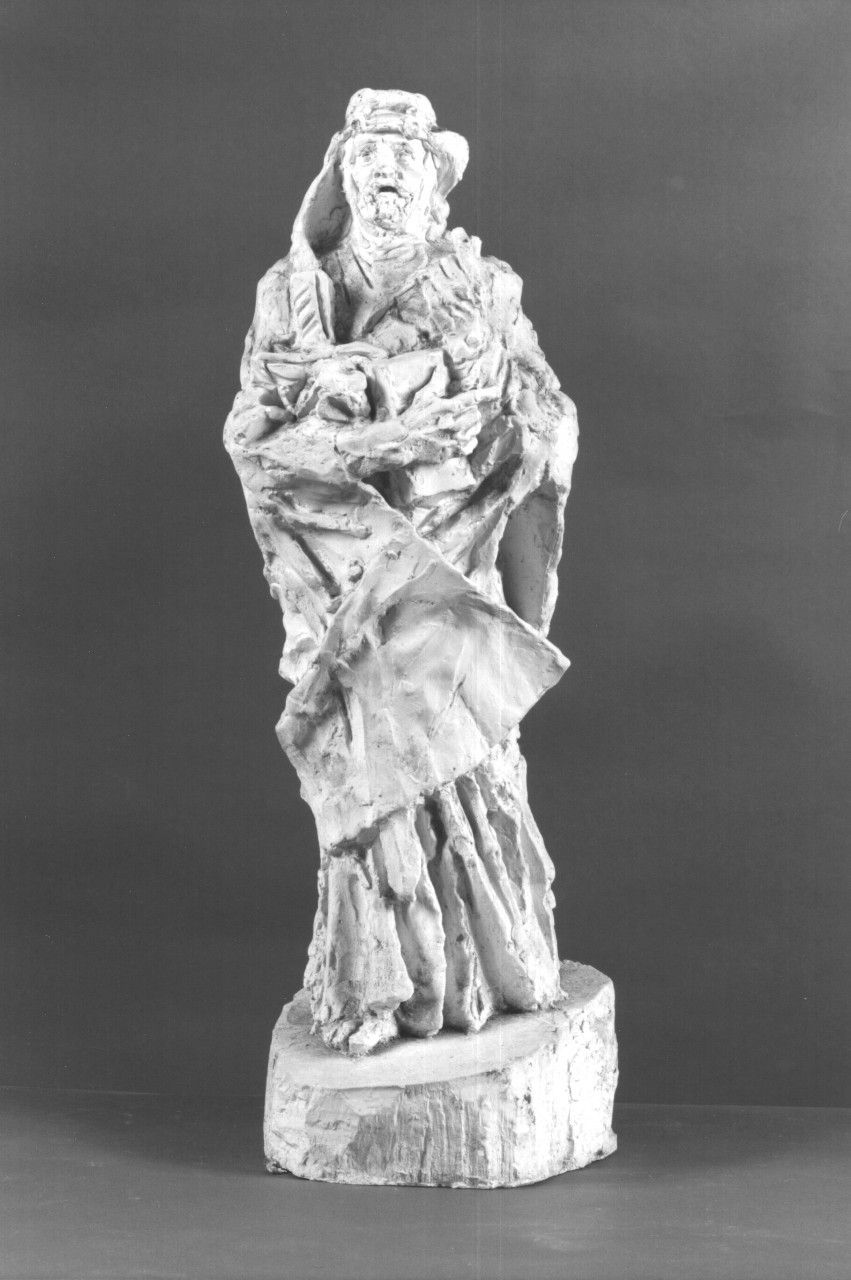 figura maschile (statuetta) di Berti Antonio (terzo quarto sec. XX)