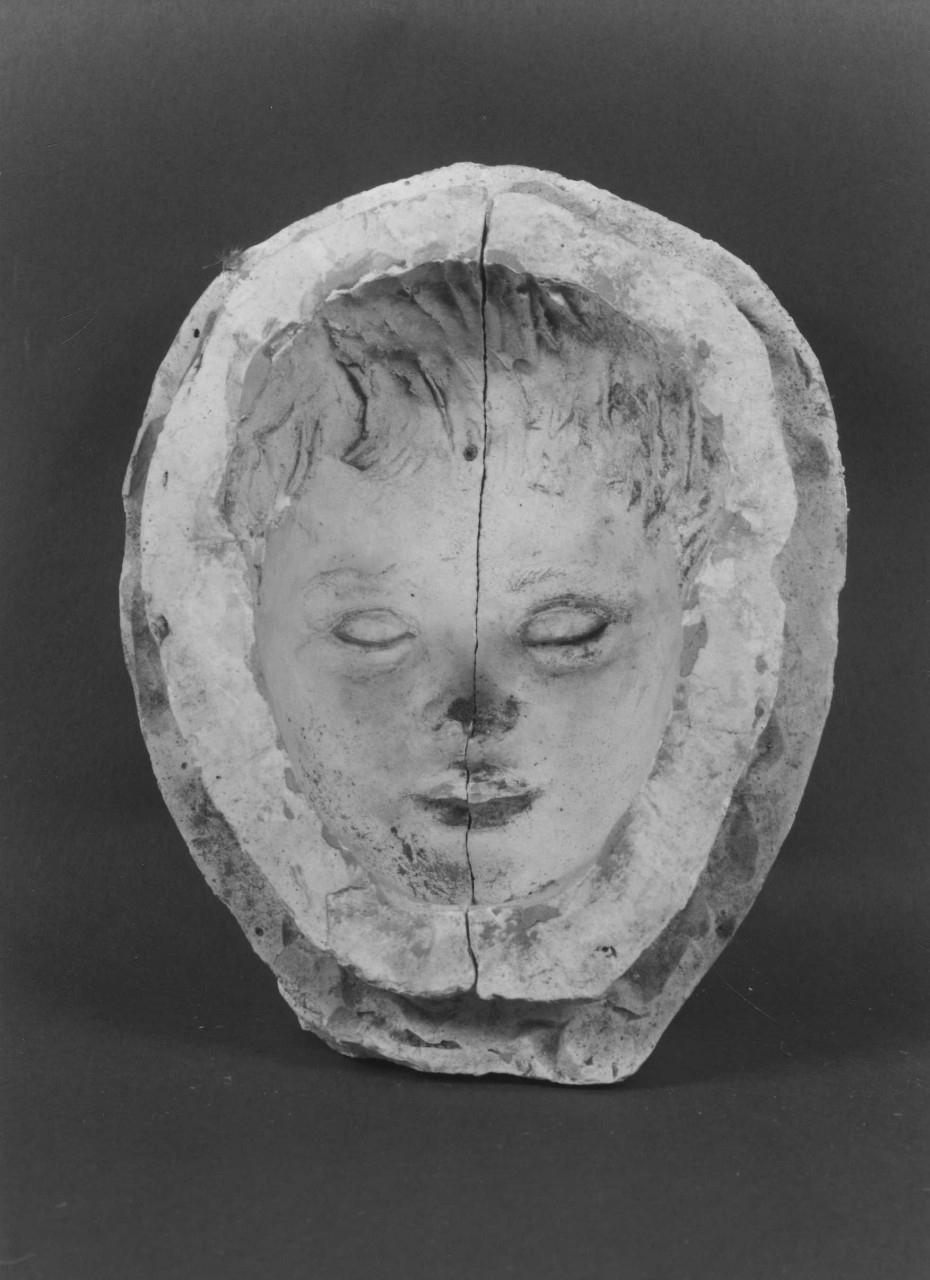 testa di bambino (matrice - per scultura) di Berti Antonio (sec. XX)