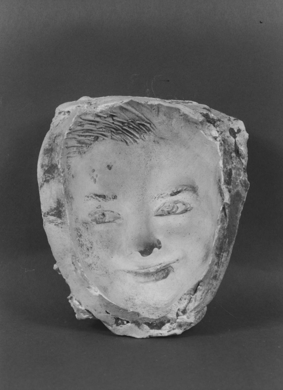 testa di bambino (matrice - per scultura) di Berti Antonio (sec. XX)