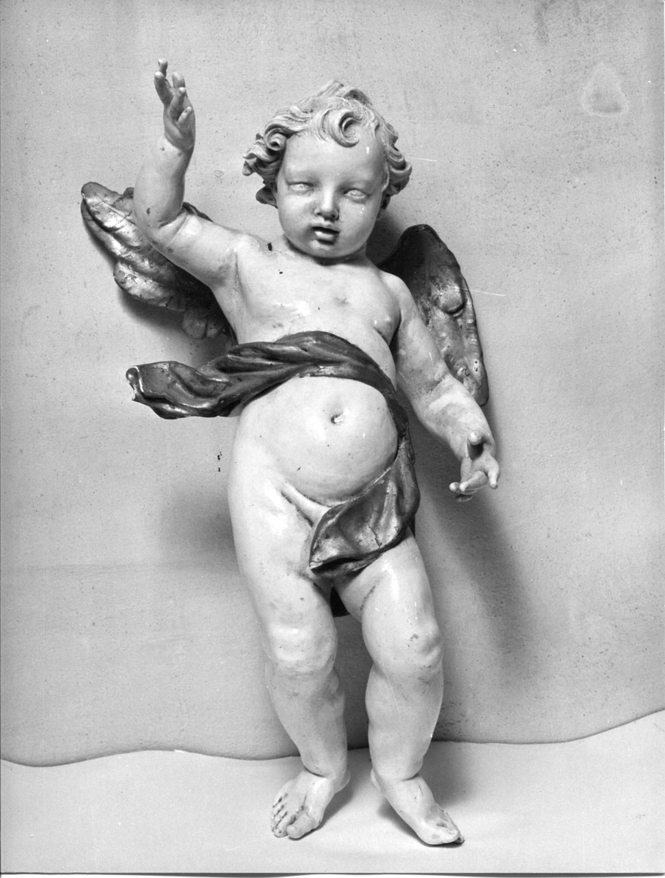 angioletto (statuetta, serie) di Manifattura Ginori di Doccia (seconda metà sec. XVIII)