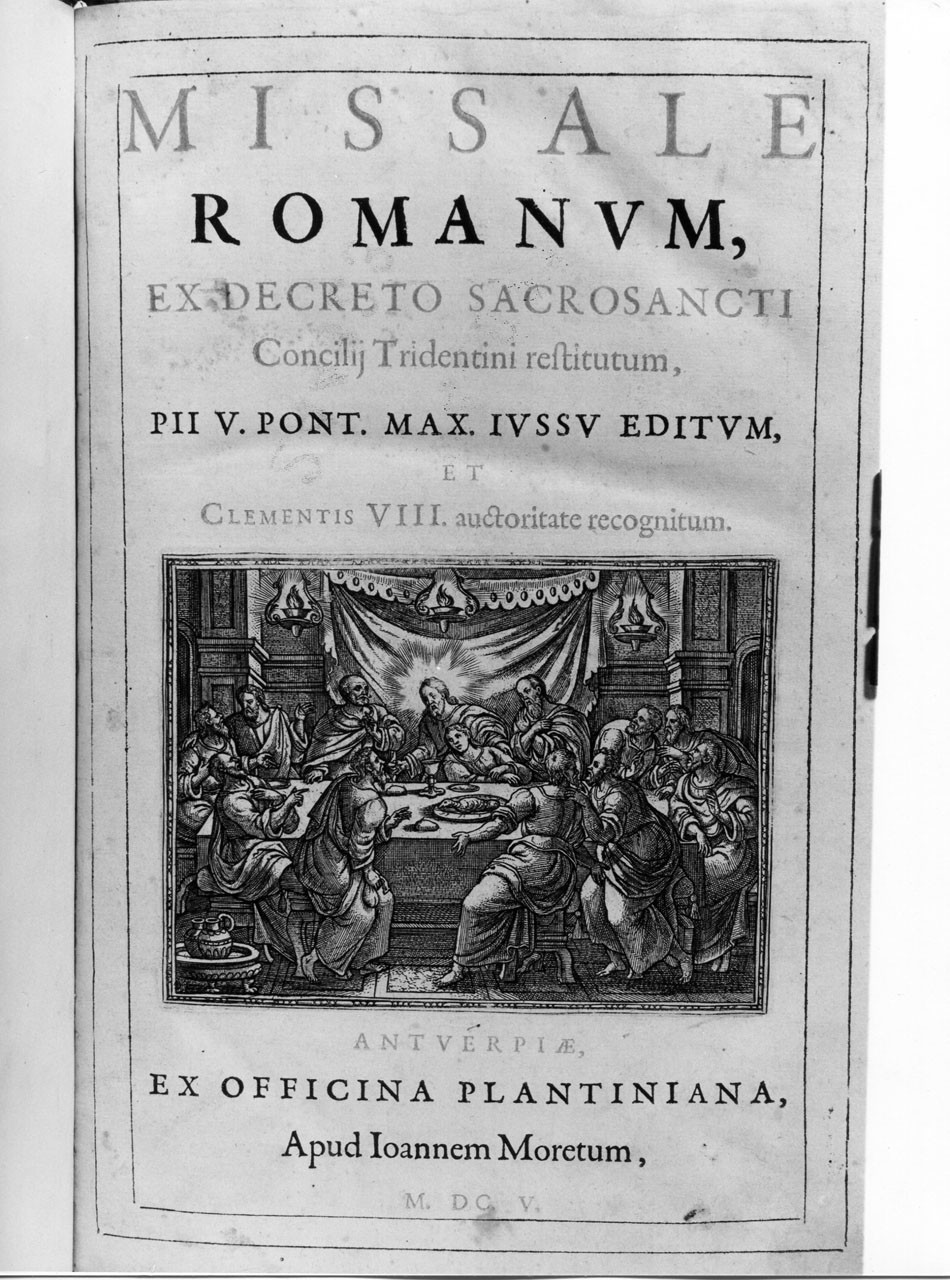 ultima cena (stampa) - ambito fiammingo (sec. XVII)