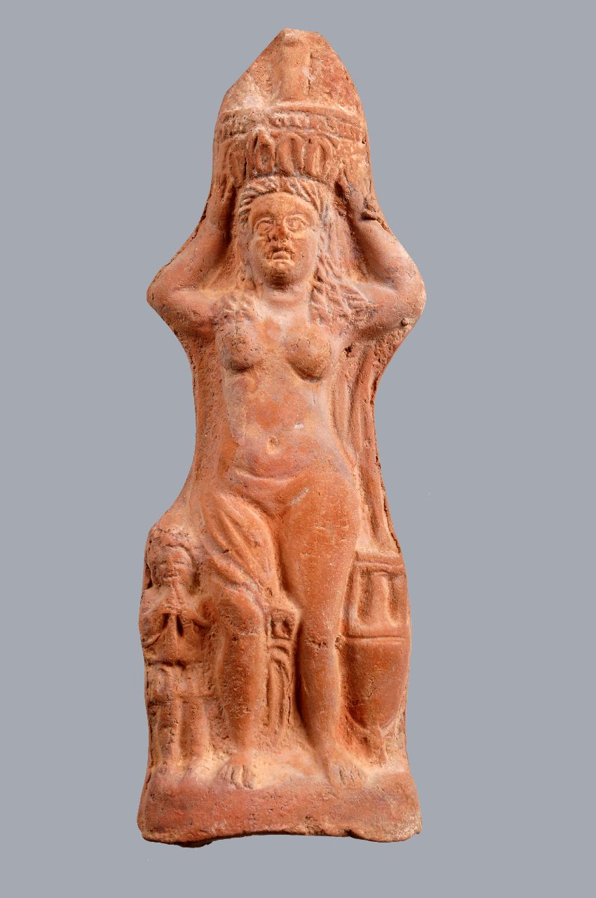 statuetta di figura femminile stante (secc. IV-III a.C)
