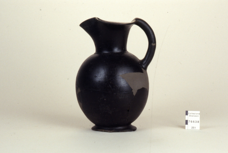 oinochoe trilobata, Rasmussen tipo 6a (prima metà Sec. VI a.C)