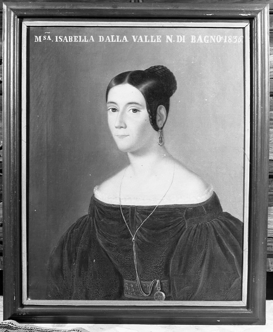 ritratto di Isabella Dalla Valle (dipinto, opera isolata) - ambito piemontese (secondo quarto sec. XIX)
