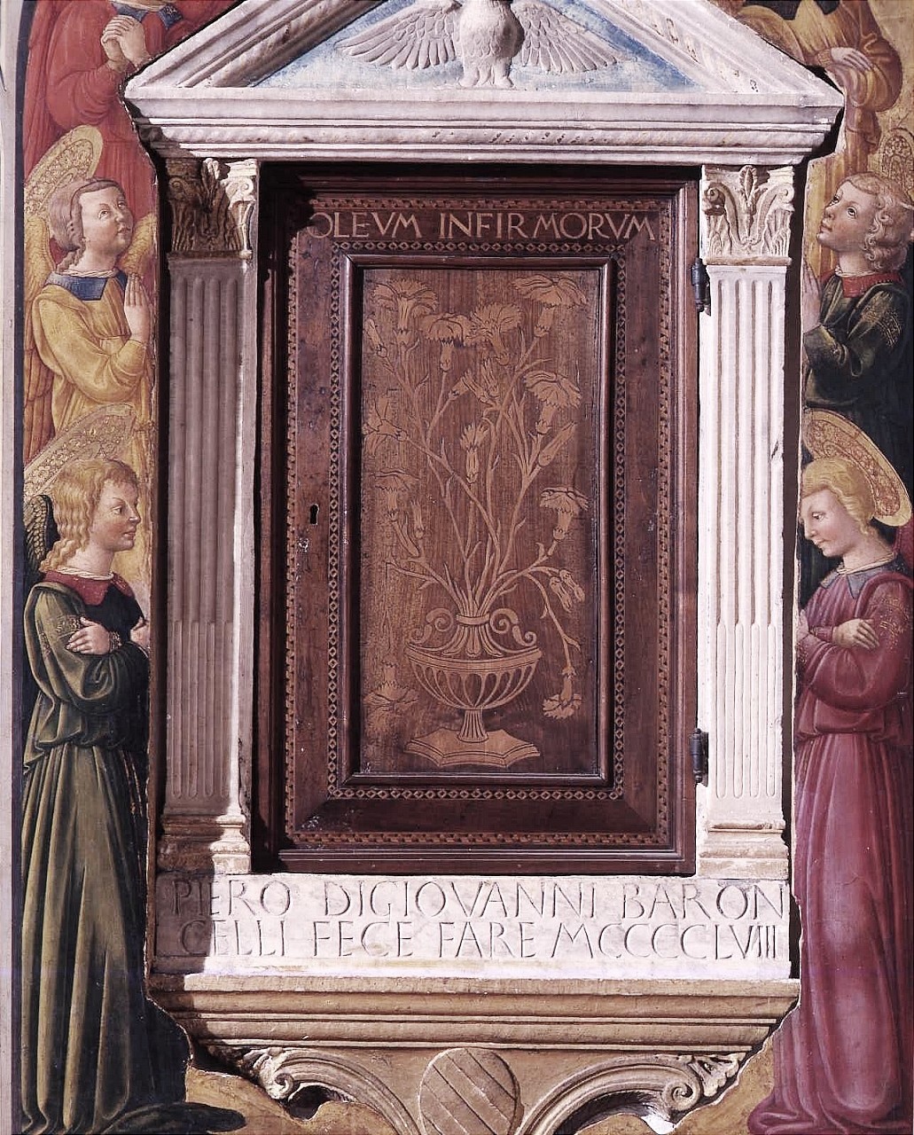 sportello di tabernacolo - bottega toscana (sec. XV)