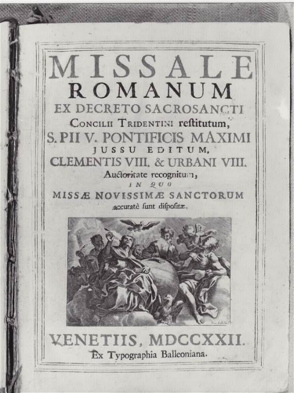 evangelisti ispirati dallo Spirito Santo (stampa) di Piccini Elisabetto detta Suor Isabella (sec. XVIII)