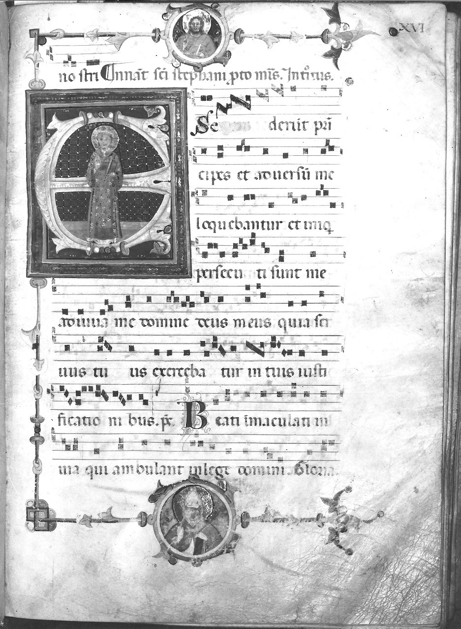 miniatura - ambito toscano (sec. XIV)