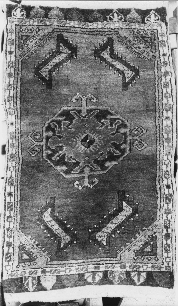 motivi decorativi geometrici (tappeto) - manifattura anatolica (prima metà sec. XX)