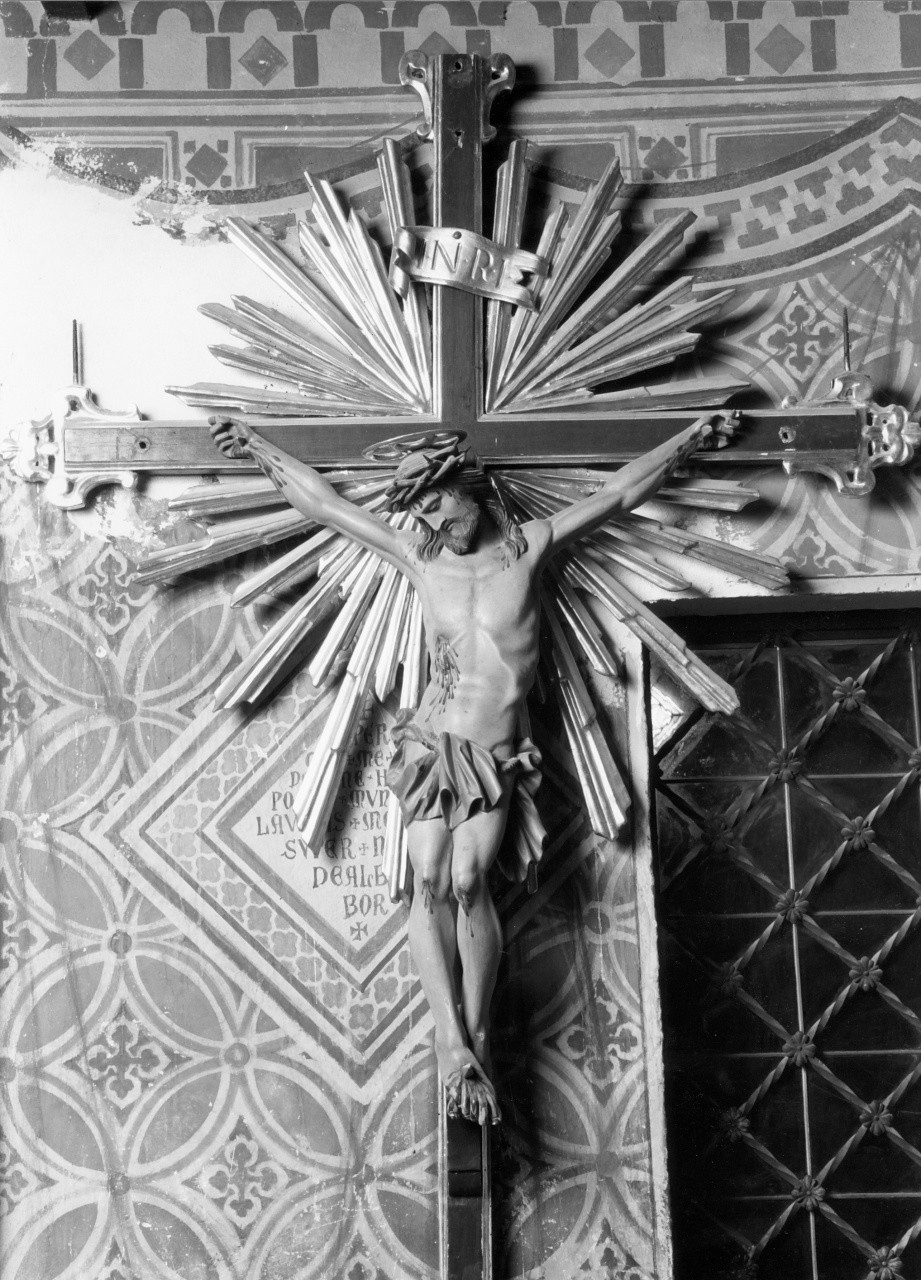 Cristo (croce processionale) - bottega toscana (sec. XX)