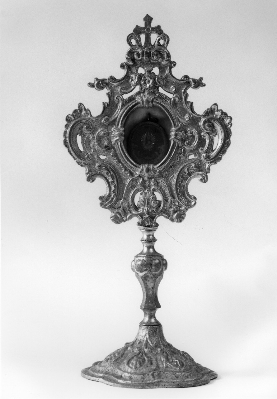 reliquiario - a ostensorio - bottega fiorentina (seconda metà sec. XIX)
