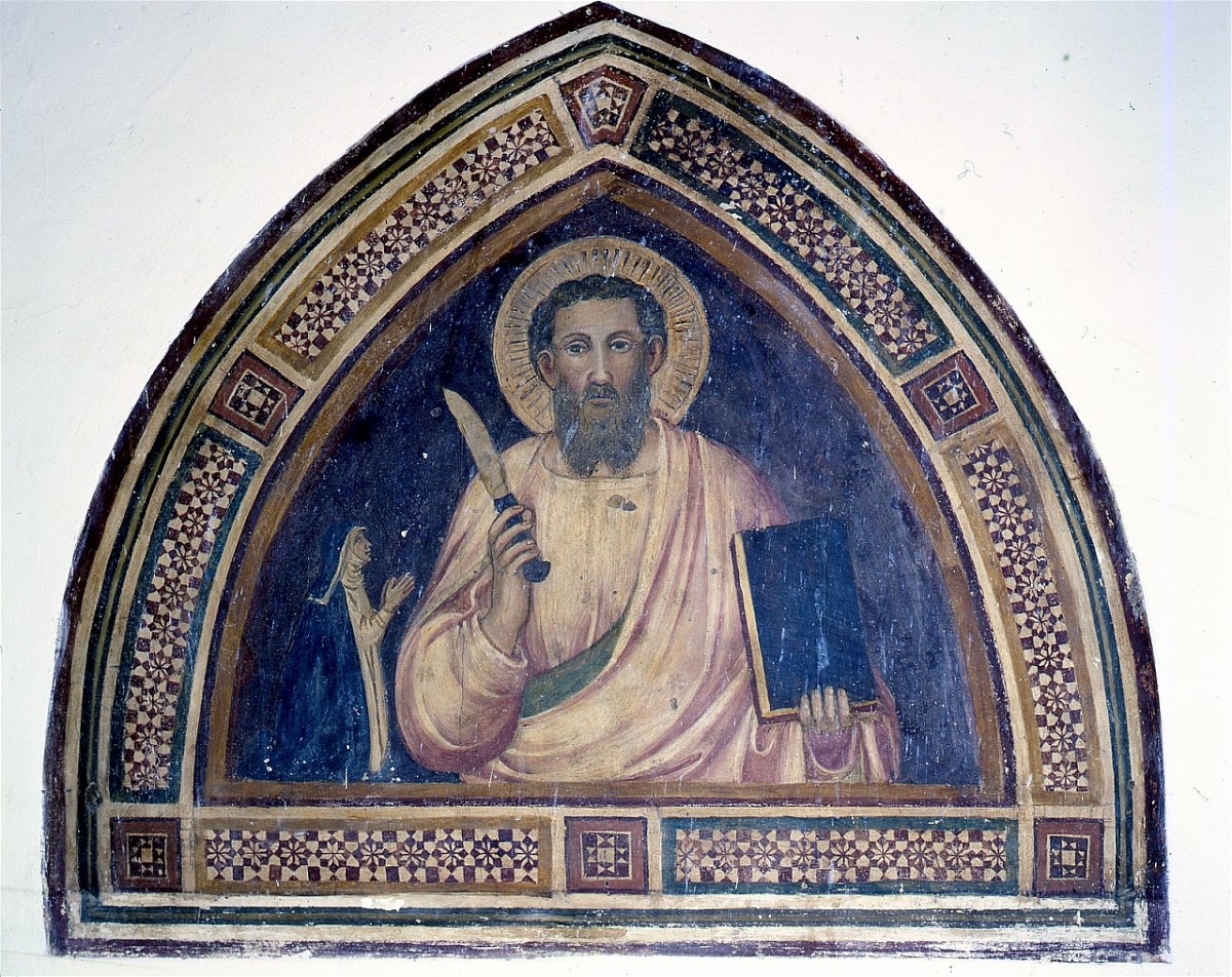 San Bartolomeo (dipinto murale) di Nelli Pietro (sec. XIV)