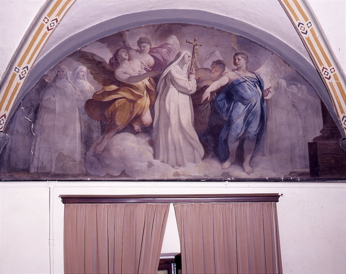 Santa Margherita de' Ricci (dipinto murale, ciclo) di Ferretti Giovanni Domenico (prima metà sec. XVIII)