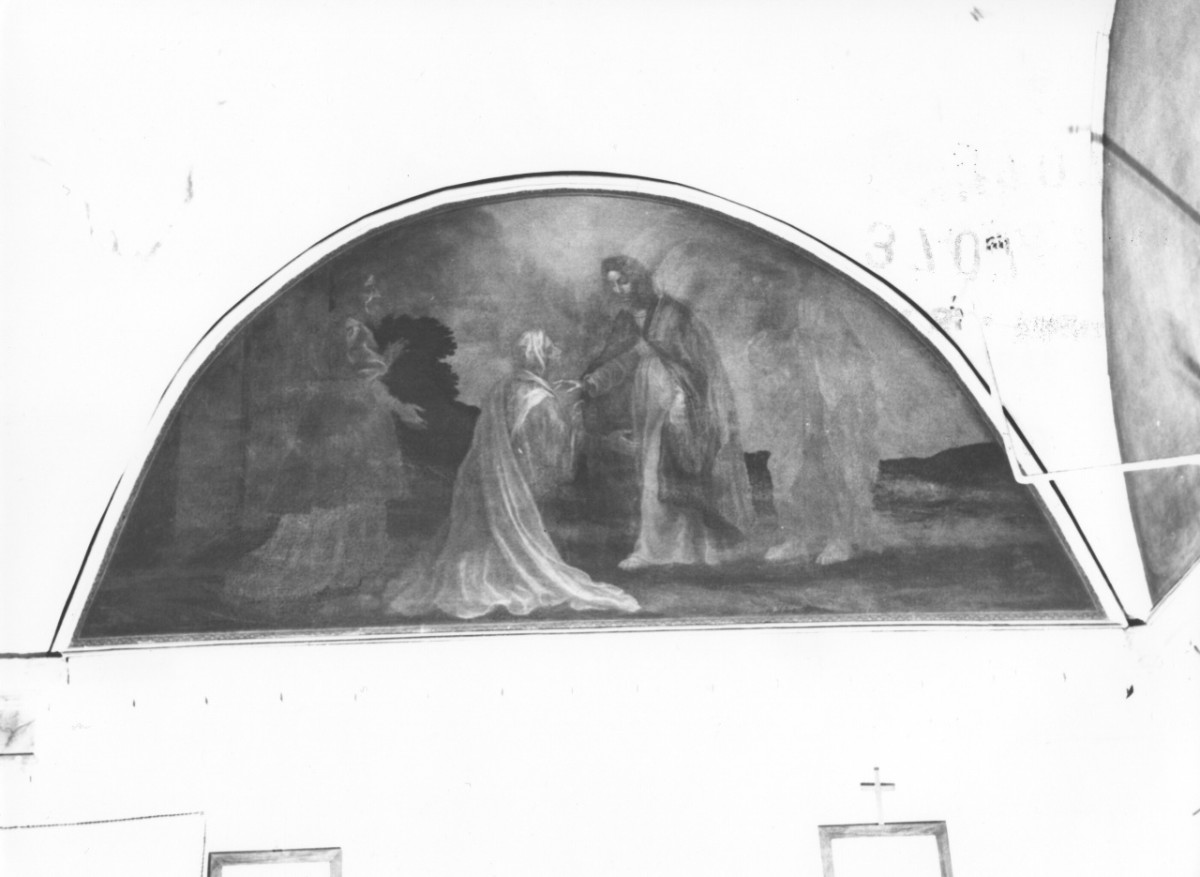 visitazione (dipinto) di Curradi Francesco detto Battiloro (attribuito) (sec. XVII)