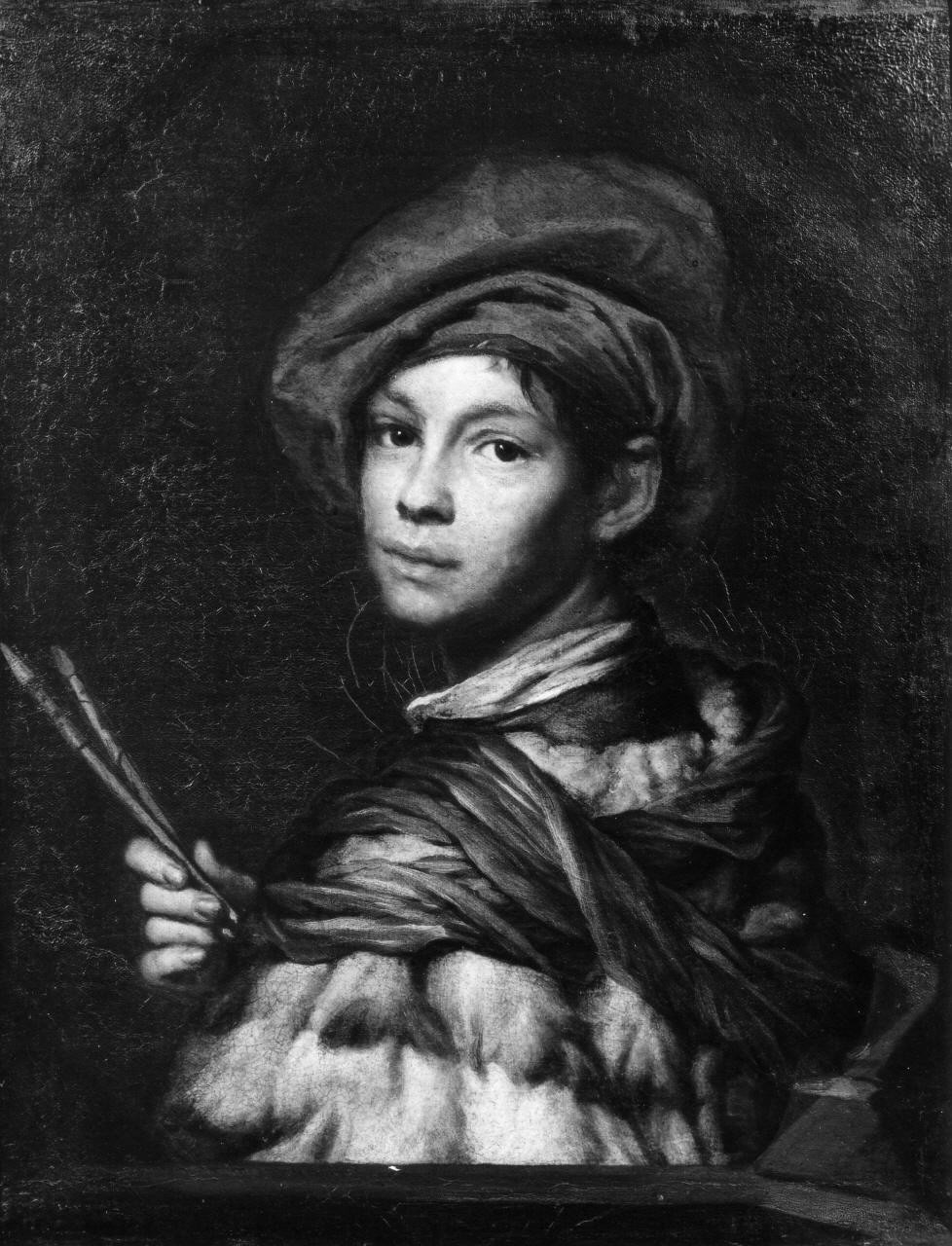 ritratto di giovanetto in veste di pittore (dipinto) di Ghislandi Vittore detto Fra' Galgario (attribuito) (prima metà sec. XVIII)