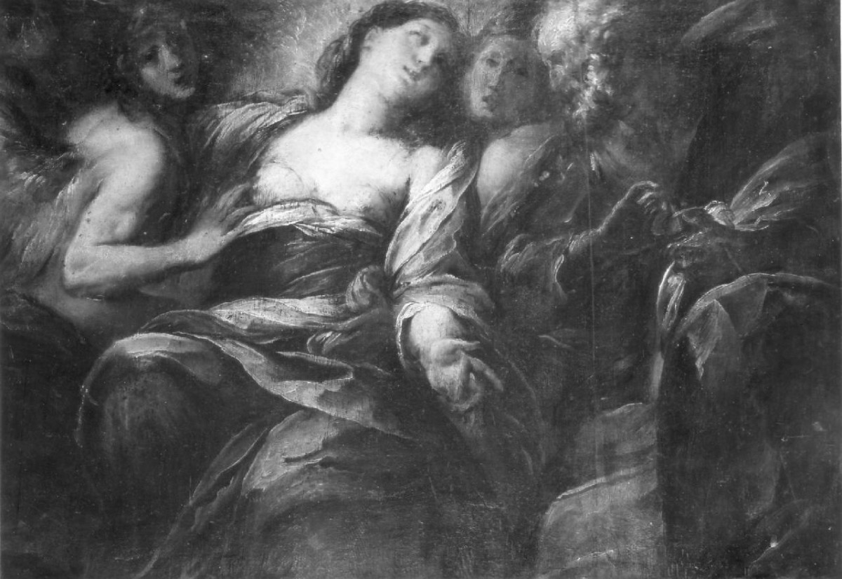 Sant'Agata in carcere curata miracolosamente da San Pietro (dipinto, insieme) di Procaccini Giulio Cesare (primo quarto sec. XVII)