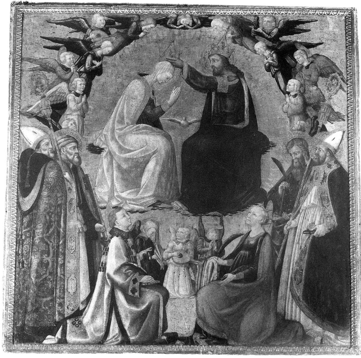 incoronazione di Maria Vergine (dipinto) di Neri di Bicci (terzo quarto sec. XV)