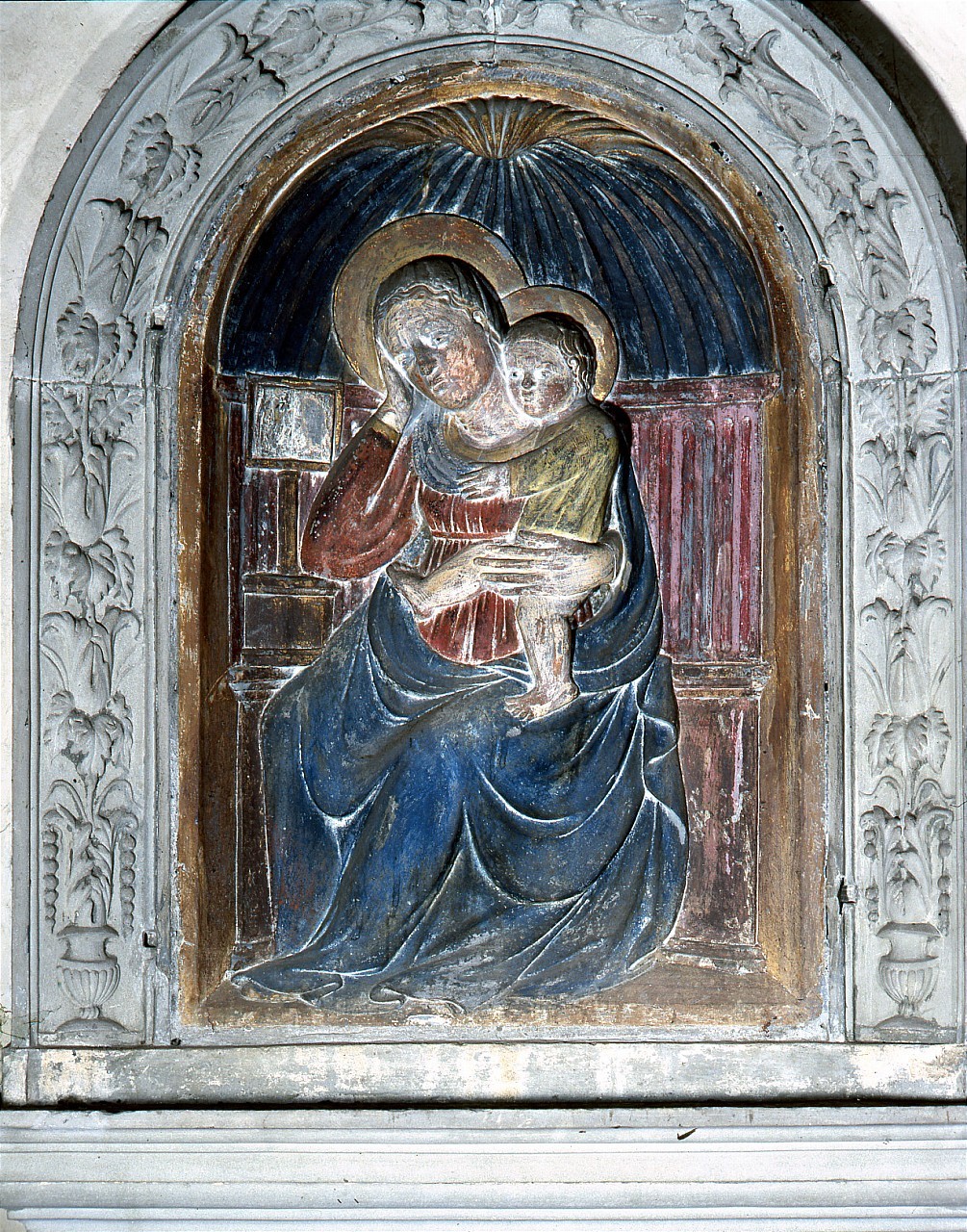 Madonna con Bambino (rilievo) di Ferrucci Andrea detto Andrea da Fiesole (primo quarto sec. XVI)