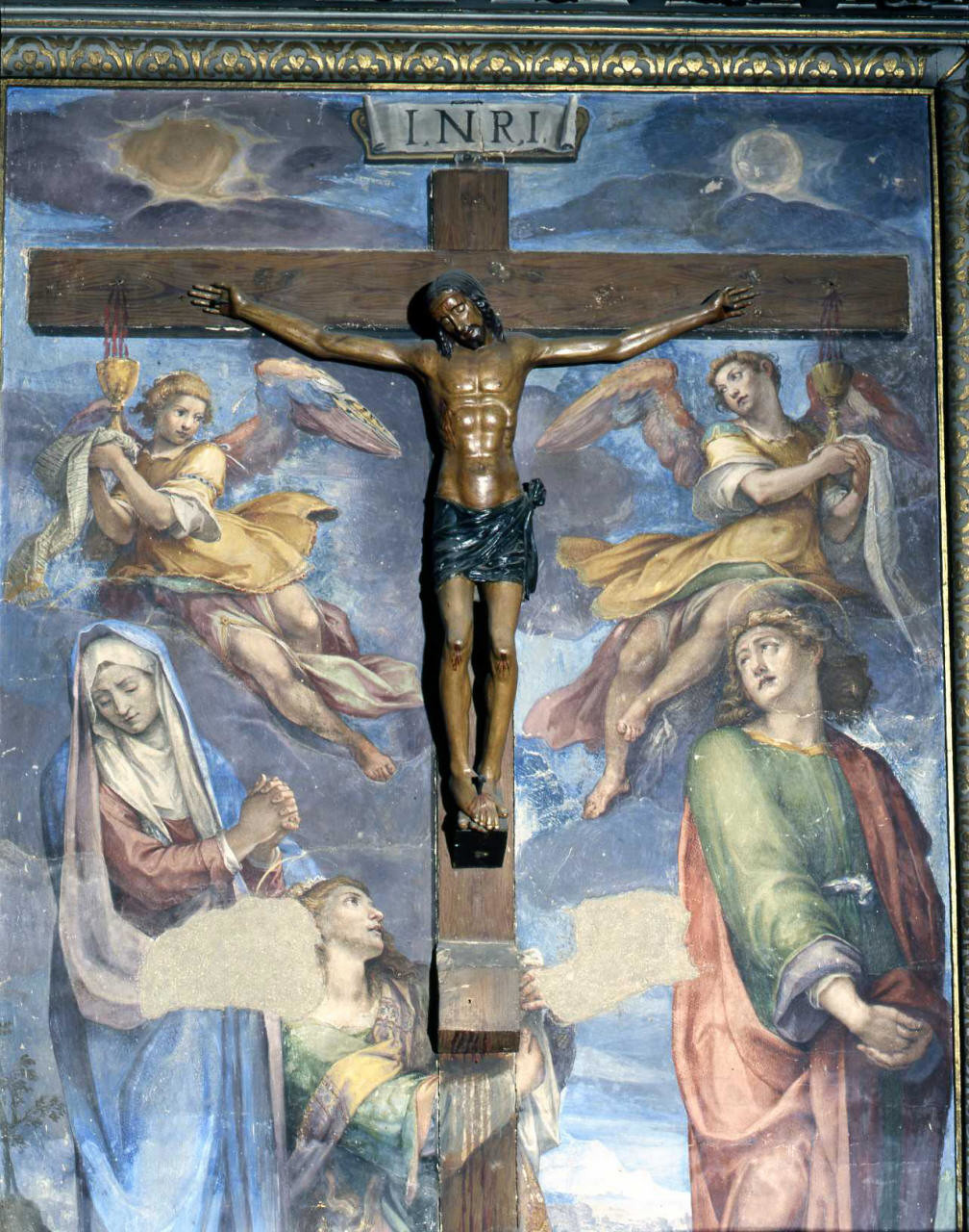 Cristo crocifisso (crocifisso) di Sinibaldi Bartolomeo detto Baccio da Montelupo (cerchia) (fine/ inizio secc. XV/ XVI)