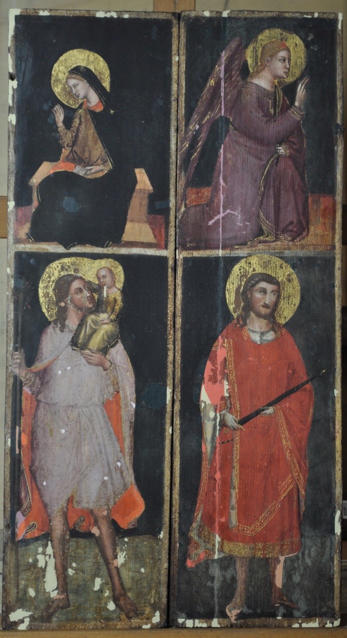 sportello di altarolo, coppia di Lorenzo di Bicci (fine sec. XIV)