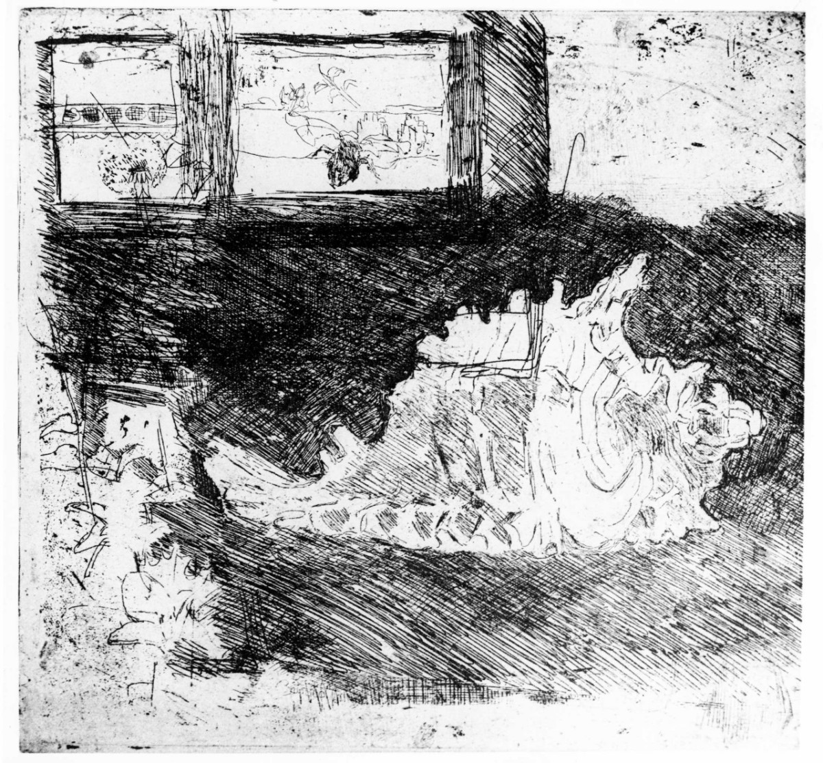 La conchiglia e il calabrone (progetto di evasione), conchiglia e calabrone (stampa) di Bartolini Luigi (sec. XX)