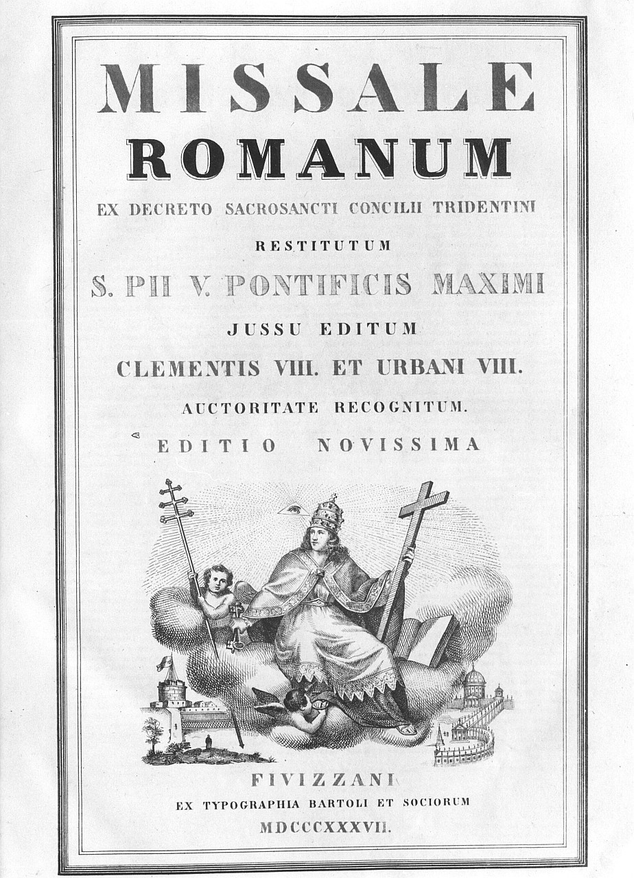 allegoria della Chiesa (stampa) - ambito toscano (prima metà sec. XIX)