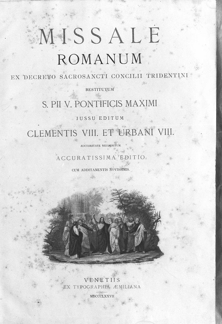 Cristo tra gli apostoli (stampa) di Viviani Antonio, Busato Giovanni (sec. XIX)