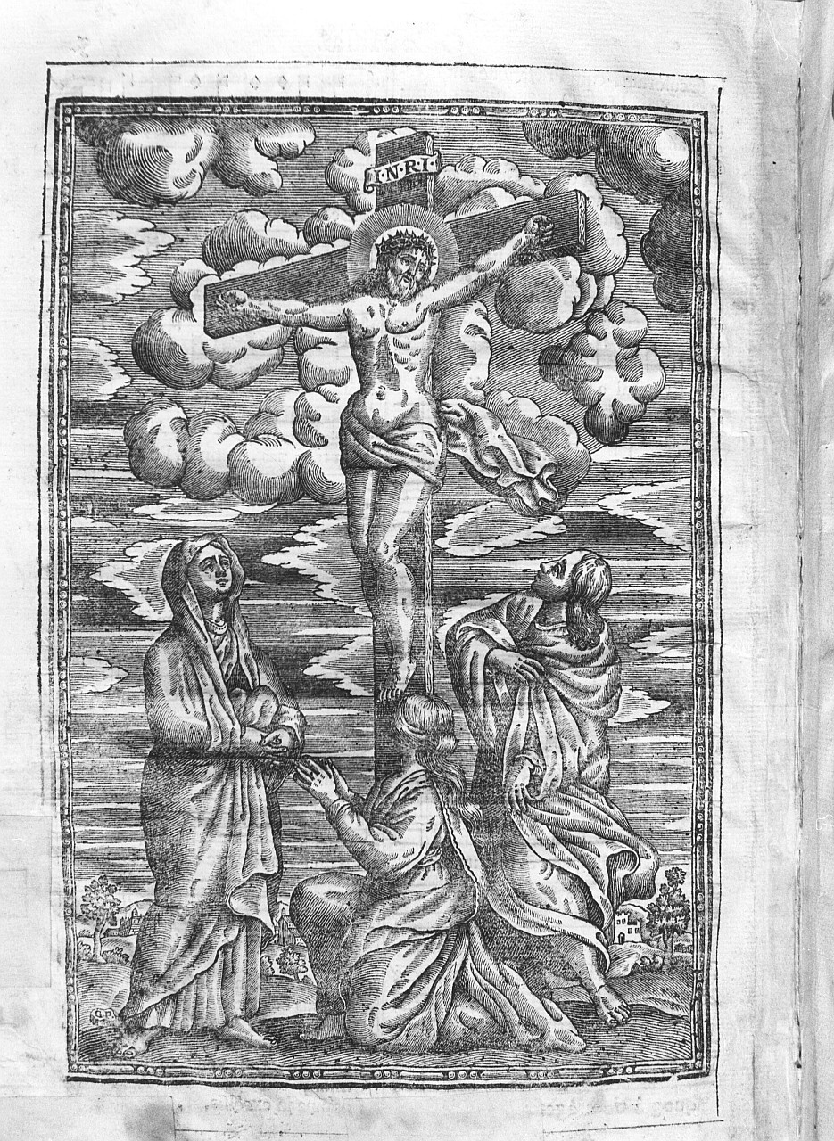 Cristo crocifisso (stampa) - ambito veneto (primo quarto sec. XVIII)