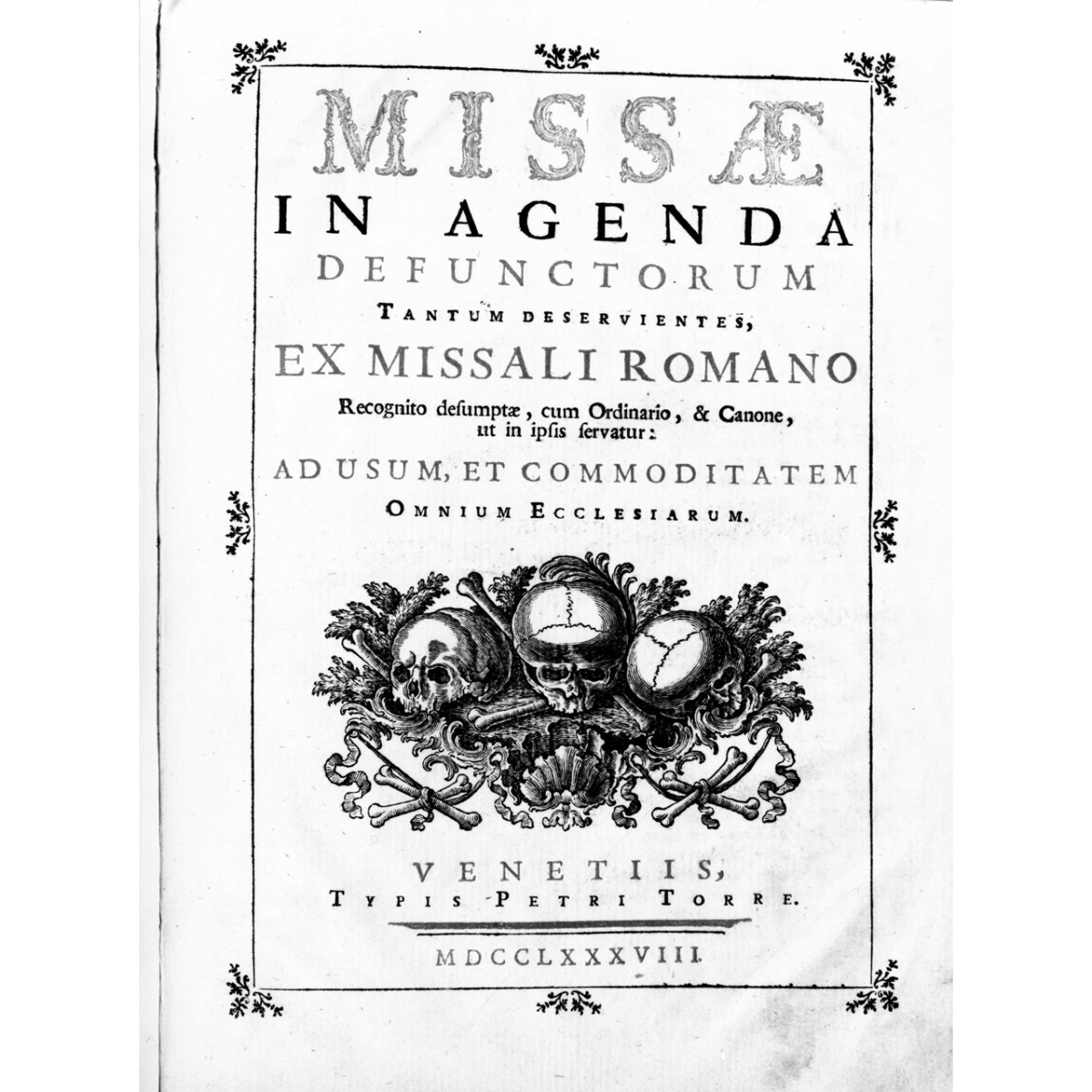 teschio (stampa) - ambito veneziano (ultimo quarto sec. XVIII)