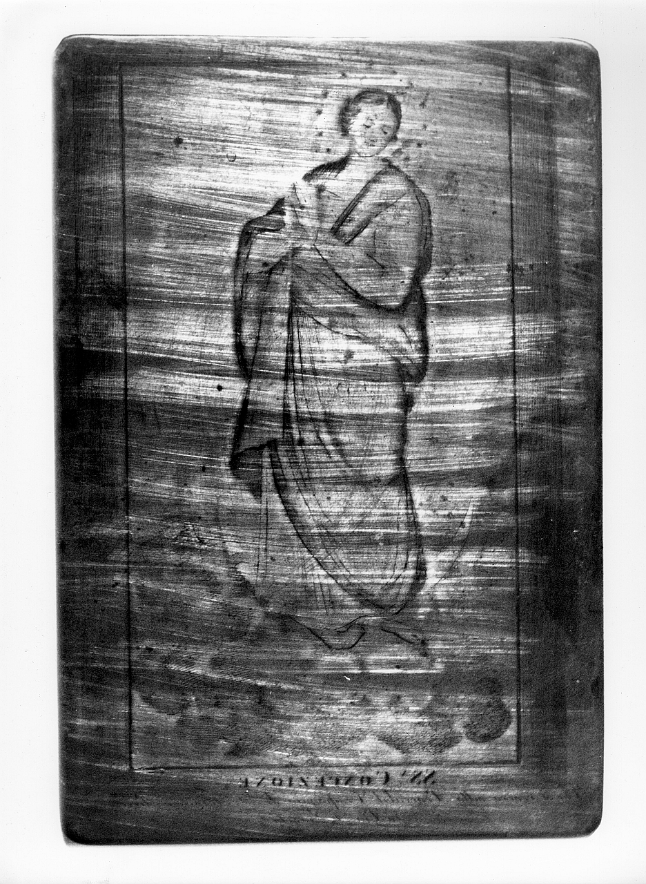 Immacolata Concezione (matrice incisa) di Cellai Giuseppe, Cellai NiccolÃ² (prima metà sec. XIX)