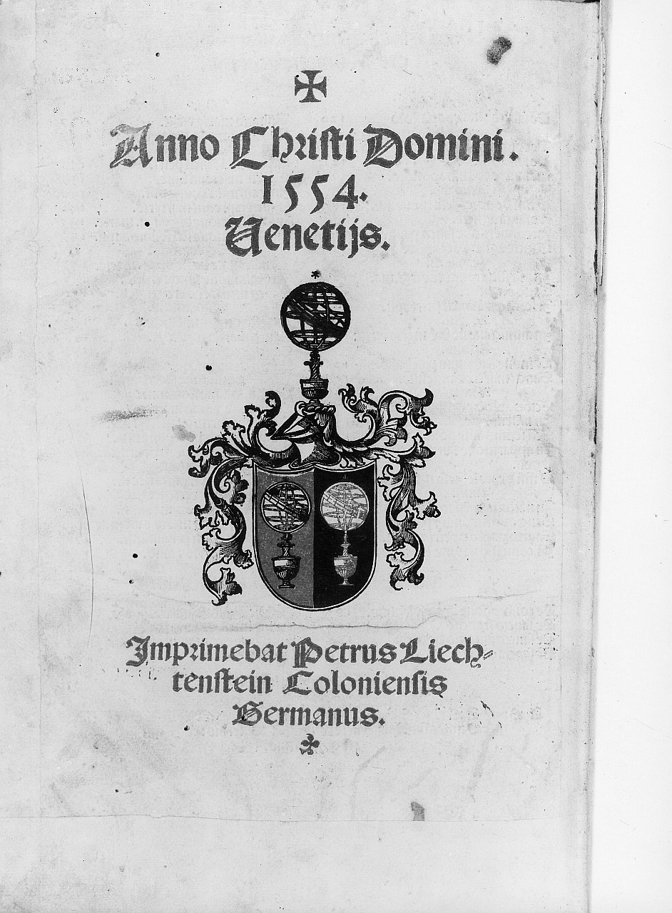 stemma (stampa, elemento d'insieme) - ambito veneto (sec. XVI)