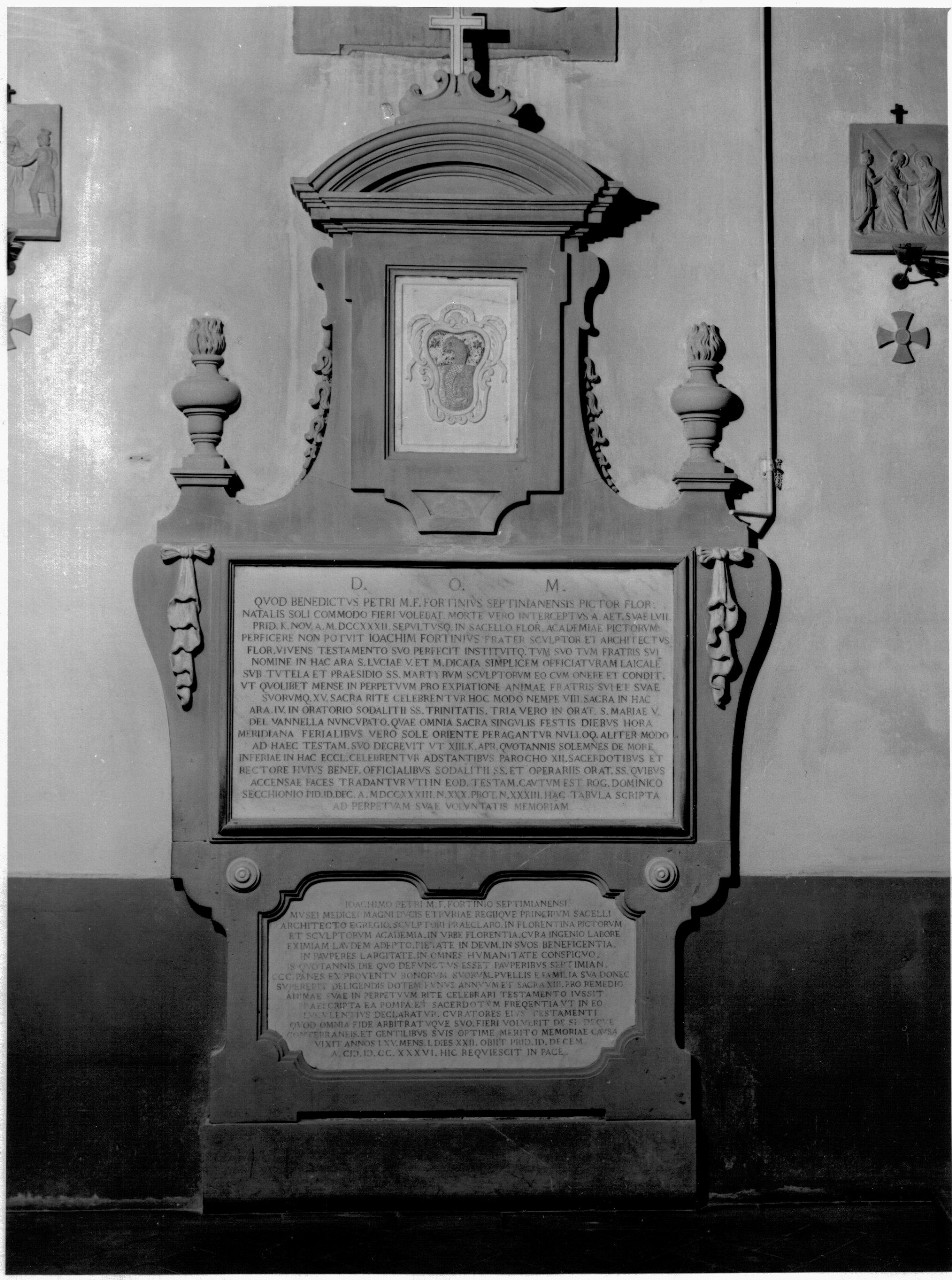 monumento funebre - bottega toscana (sec. XVIII)