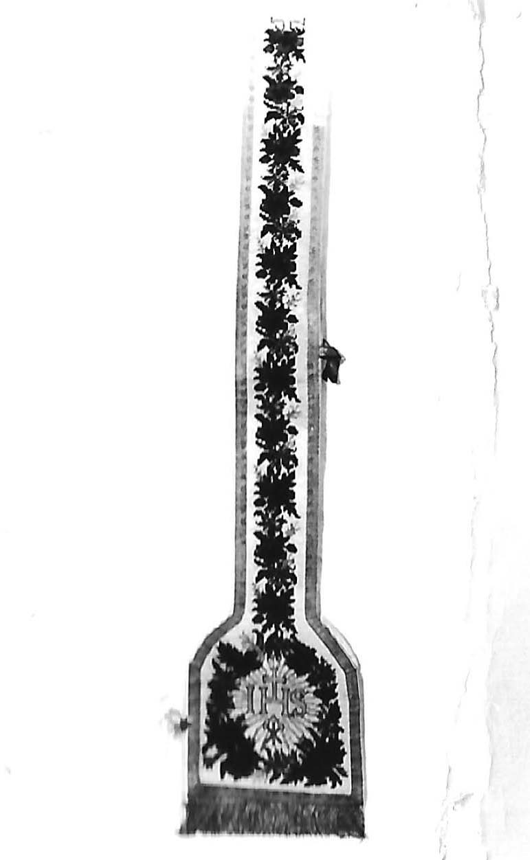 stola - manifattura italiana (secondo quarto sec. XIX)